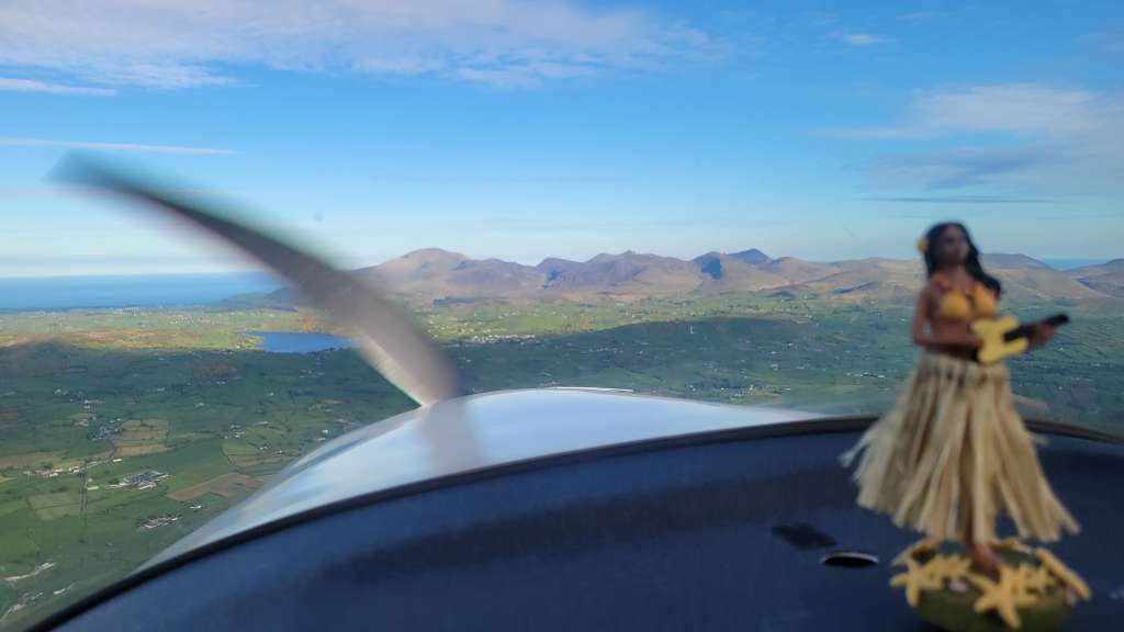 Approaching the Mourne Mountains